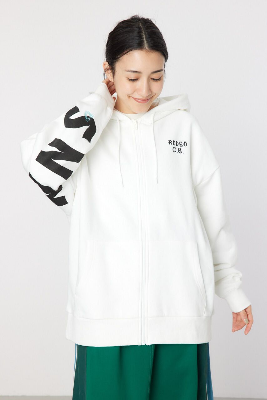 RODEO CROWNS「SKETCH LOGO ジップパーカー」|パーカー|