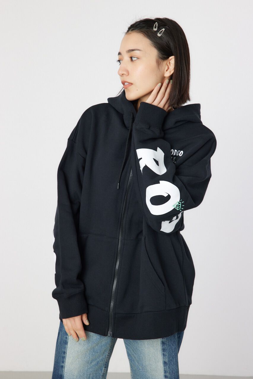 RODEO CROWNS「SKETCH LOGO ジップパーカー」|パーカー|