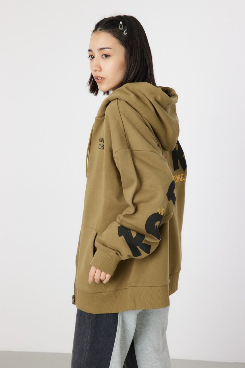 RODEO CROWNS「SKETCH LOGO ジップパーカー」|パーカー|