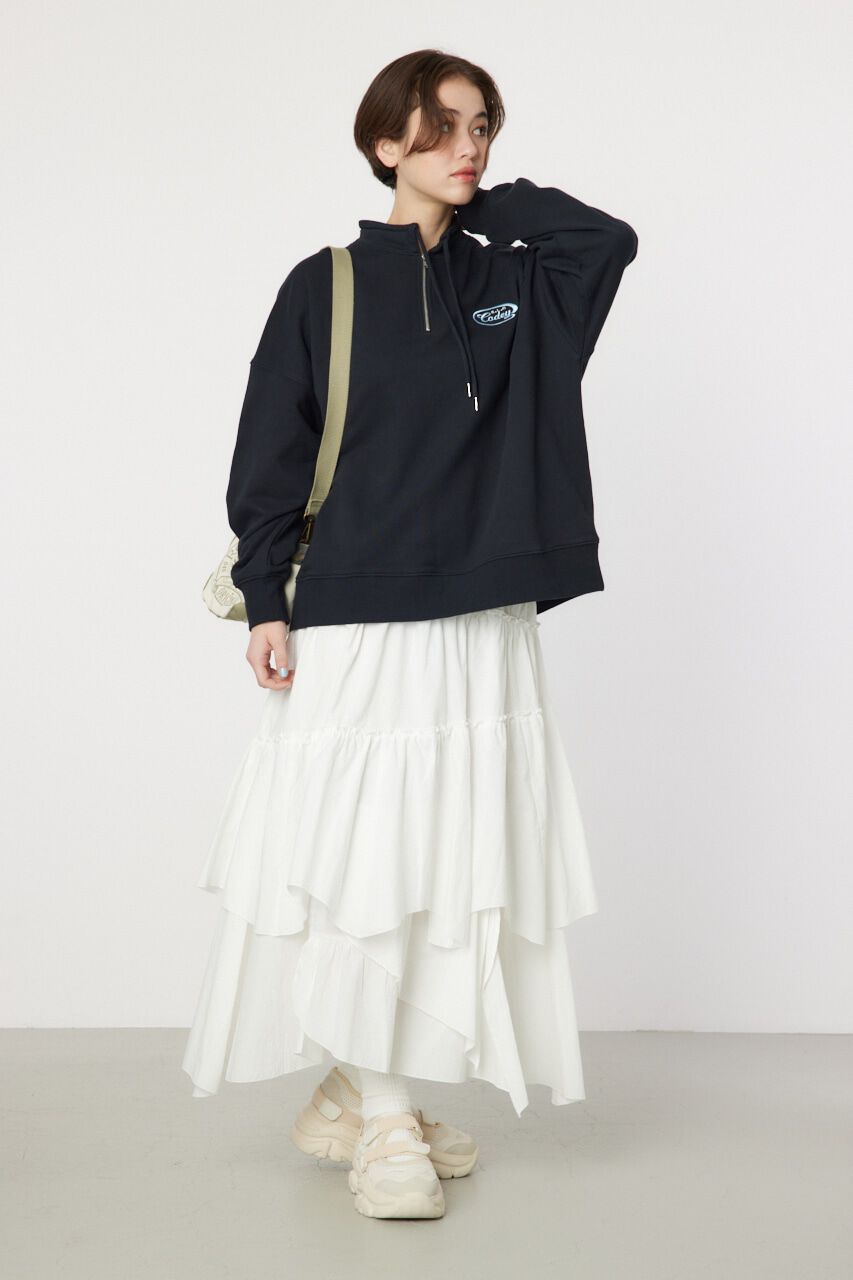 RODEO CROWNS「スタンドネックハーフジップトップス」|Tシャツ・カットソー|