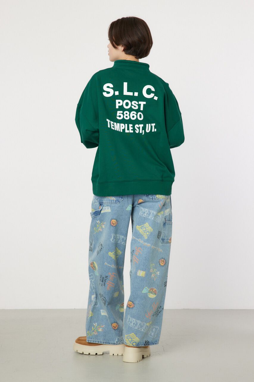 RODEO CROWNS「スタンドネックハーフジップトップス」|Tシャツ・カットソー|