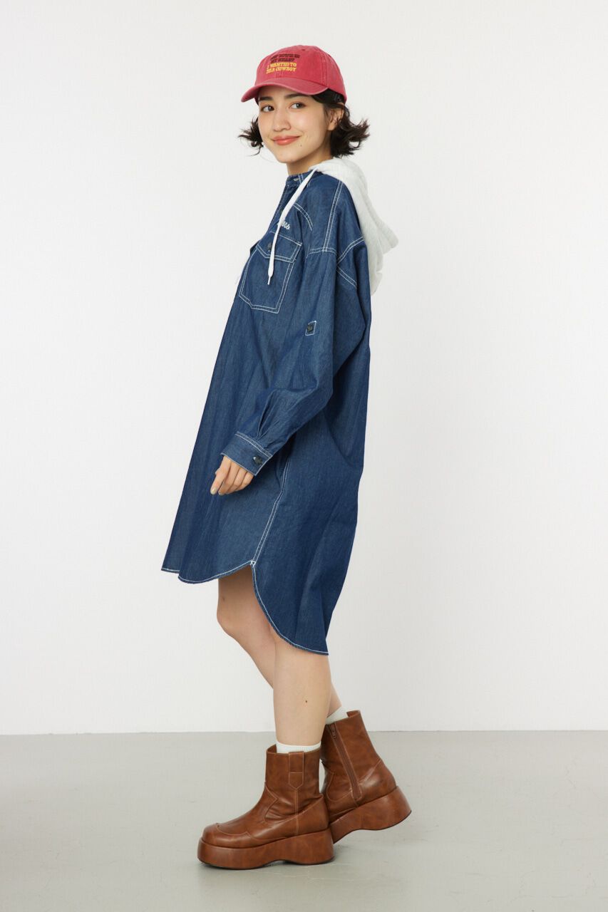 RODEO CROWNS「ウエスタンシャツワンピース」|ワンピース|