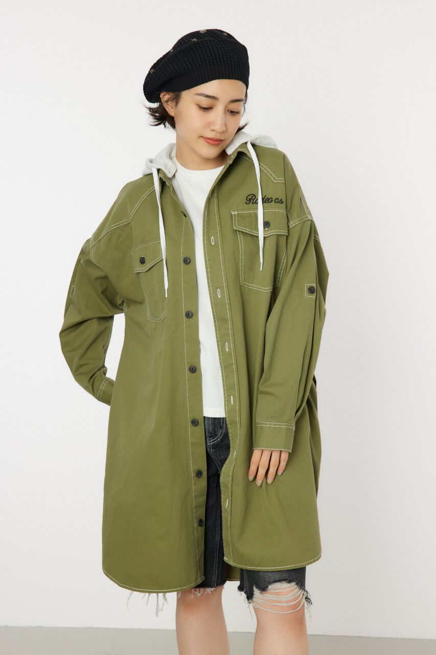 RODEO CROWNS「ウエスタンシャツワンピース」|ワンピース|