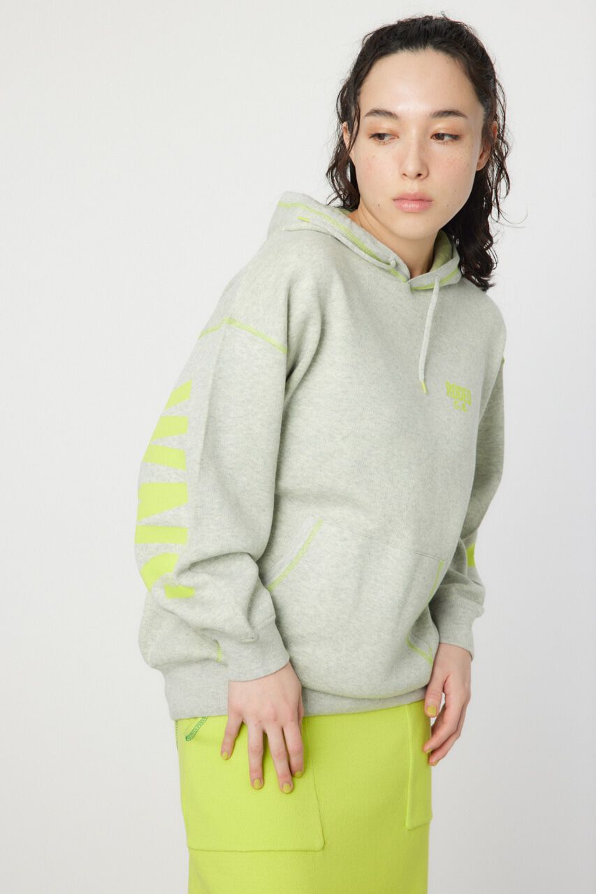 RODEO CROWNS「スウェットライクバックロゴニットフーディー」|ニット・セーター|