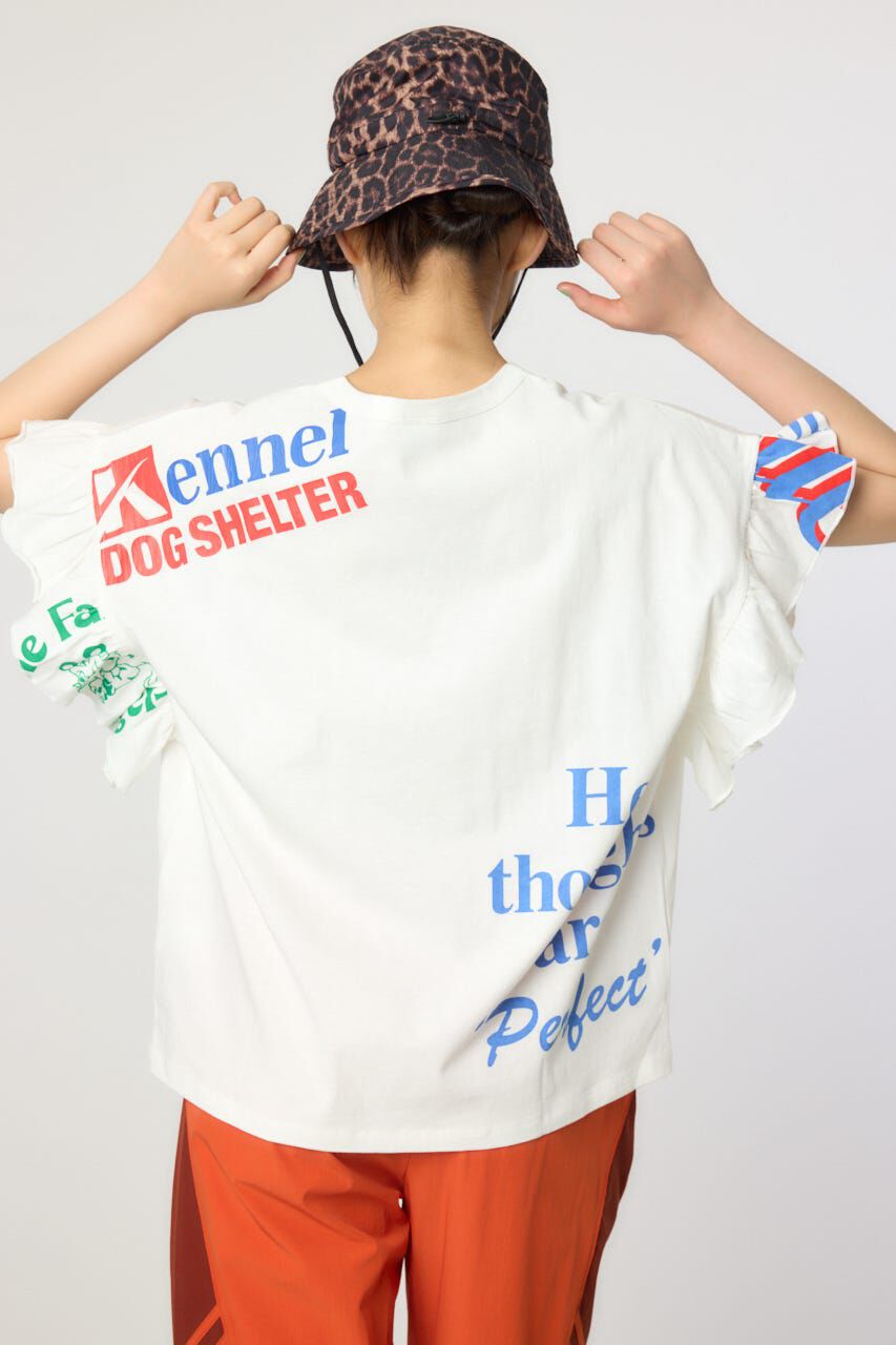 RODEO CROWNS「カスタムリメイクフリルアームトップス」|Tシャツ・カットソー|