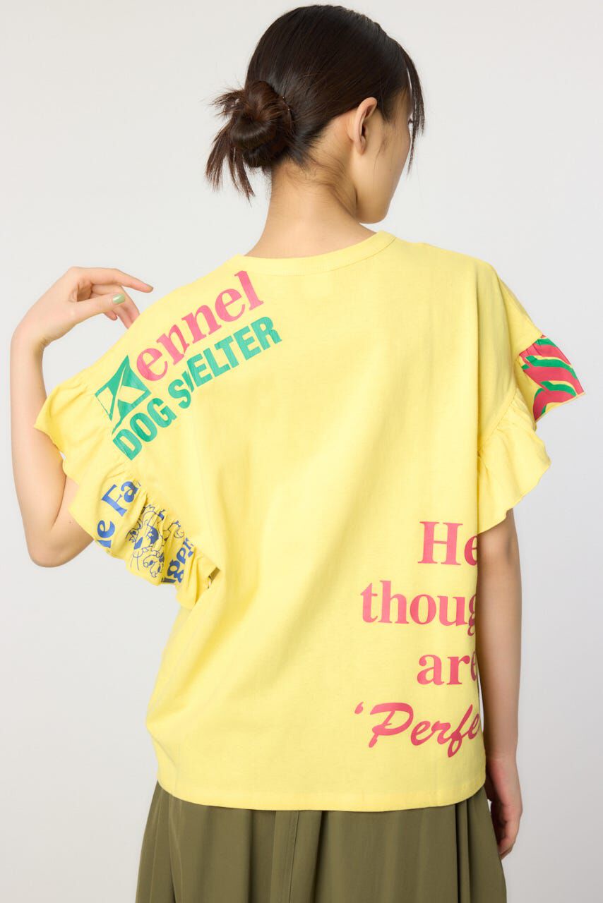 RODEO CROWNS「カスタムリメイクフリルアームトップス」|Tシャツ・カットソー|