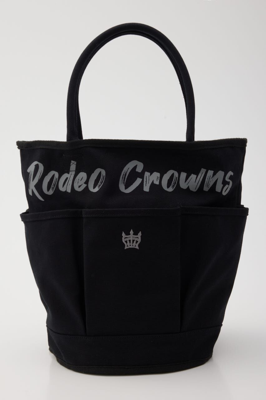 RODEO CROWNS「バケツポケットトートバッグ」|その他|BLK