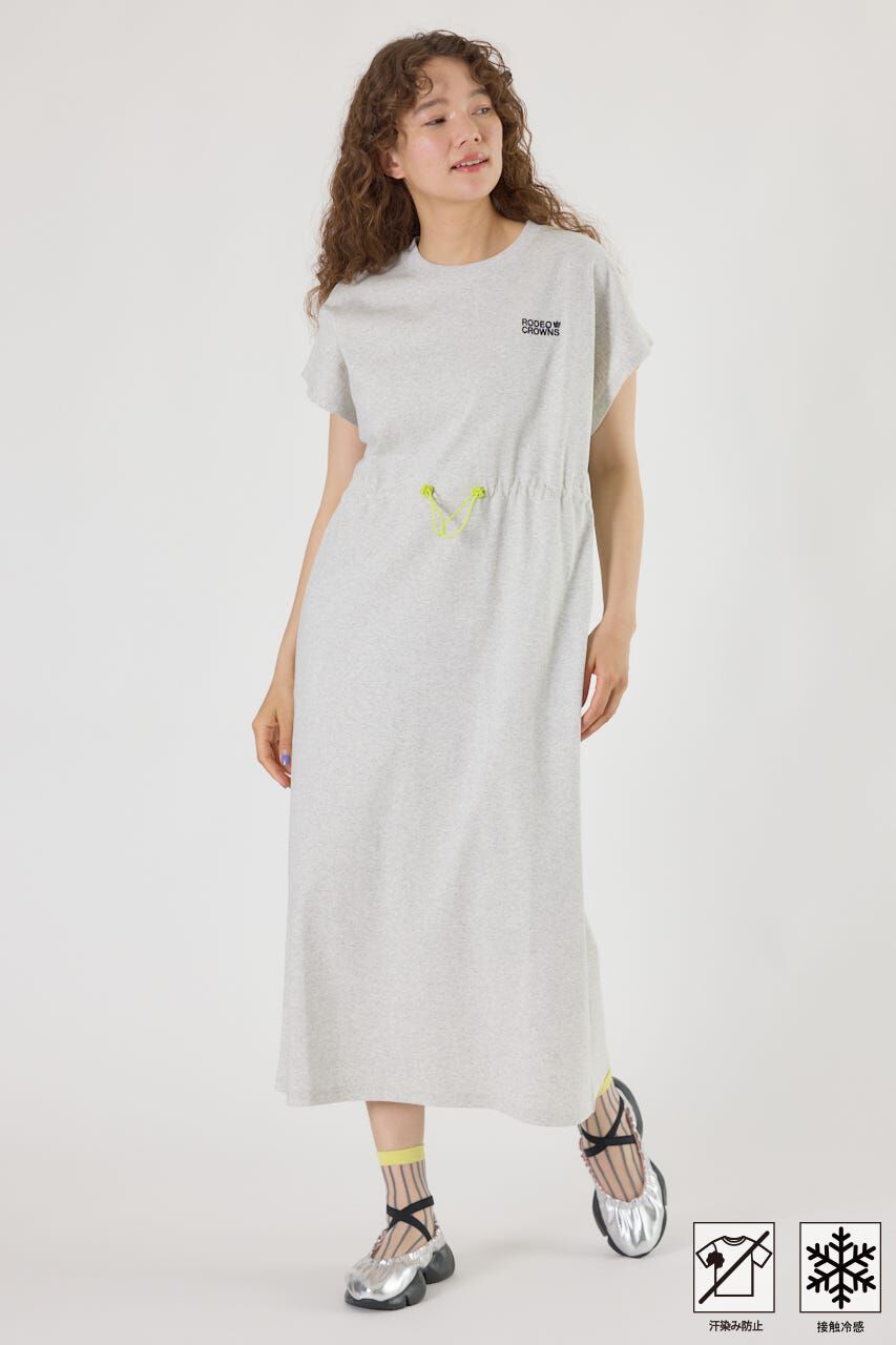 RODEO CROWNS「MASTER PROTECT ドロストワンピース」|ワンピース|L/T.GRY1