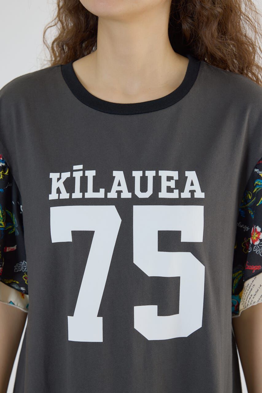 RODEO CROWNS「ドッキングアロハティアードワンピース」|ワンピース|