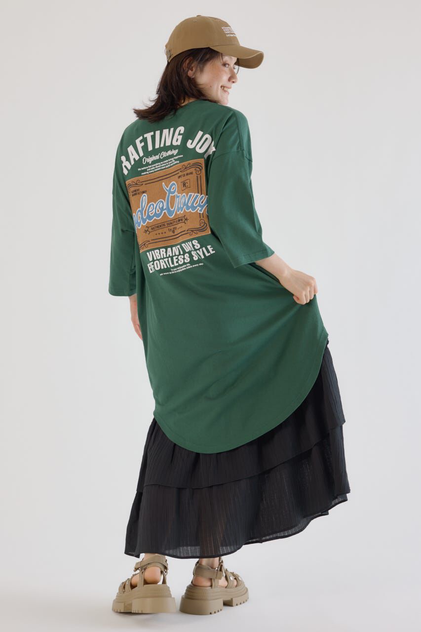 RODEO CROWNS「コール＆デニムパッチワンピース」|ワンピース|D/GRN3