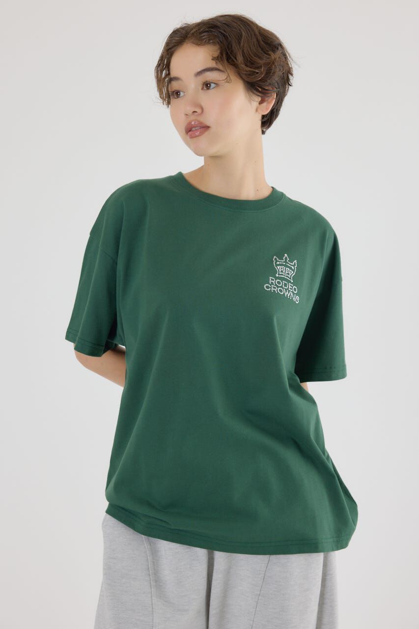 RODEO CROWNS「スタッズCROWNロゴTシャツ」|Tシャツ・カットソー|