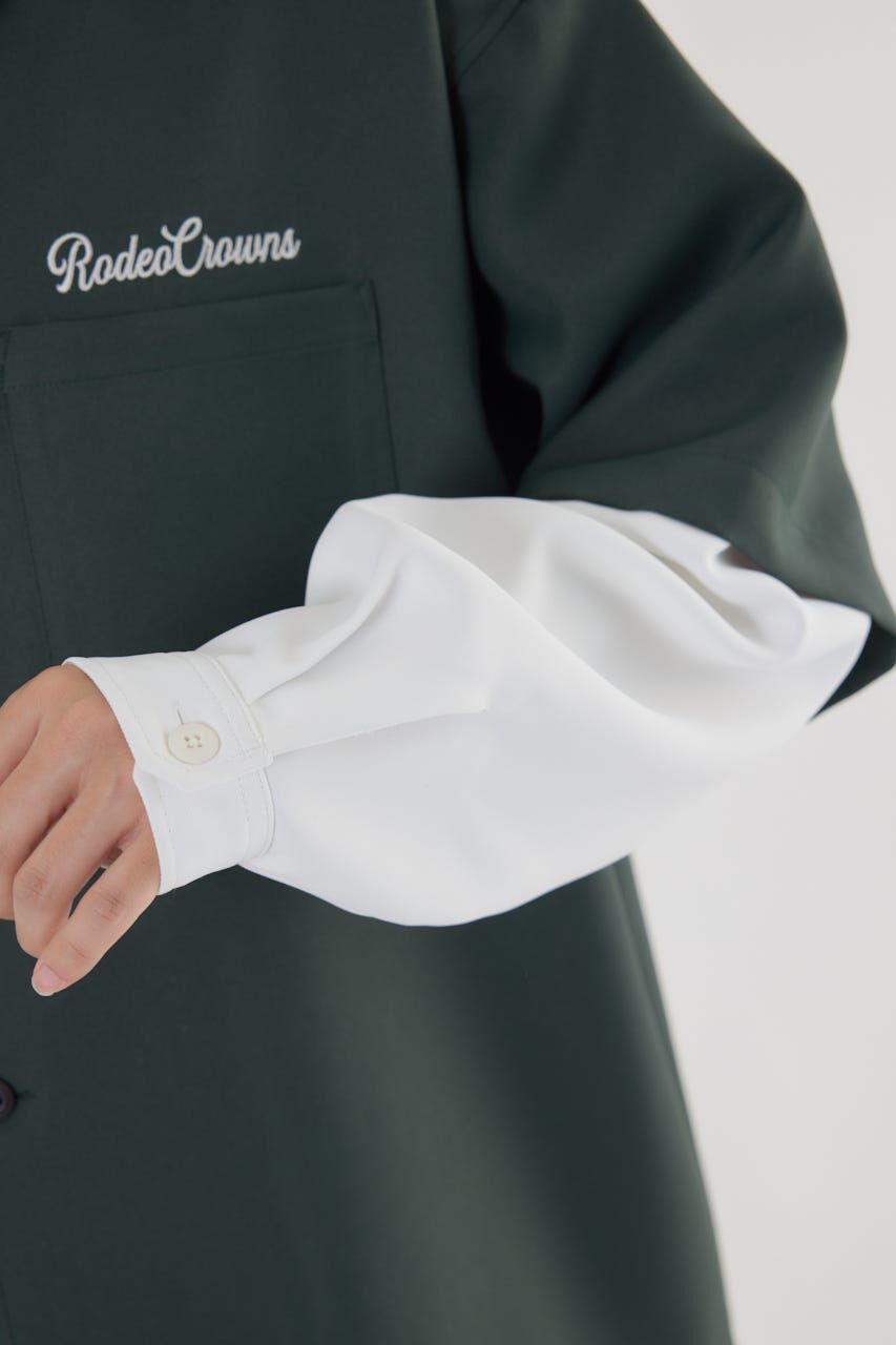 RODEO CROWNS「バックロゴレイヤードシャツ」|シャツ・ブラウス|