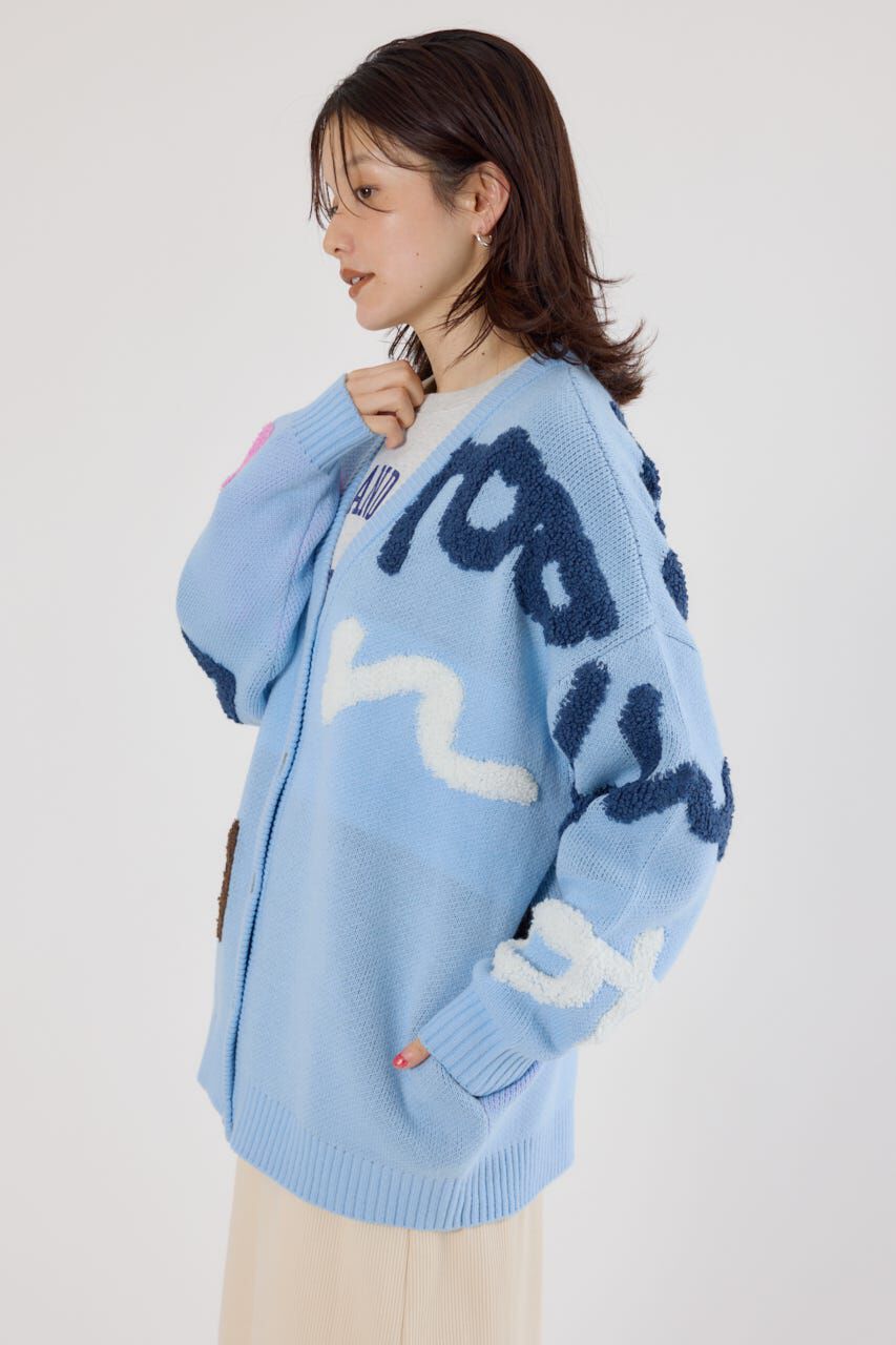 RODEO CROWNS「LETTER LOGOニットカーディガン」|カーディガン|