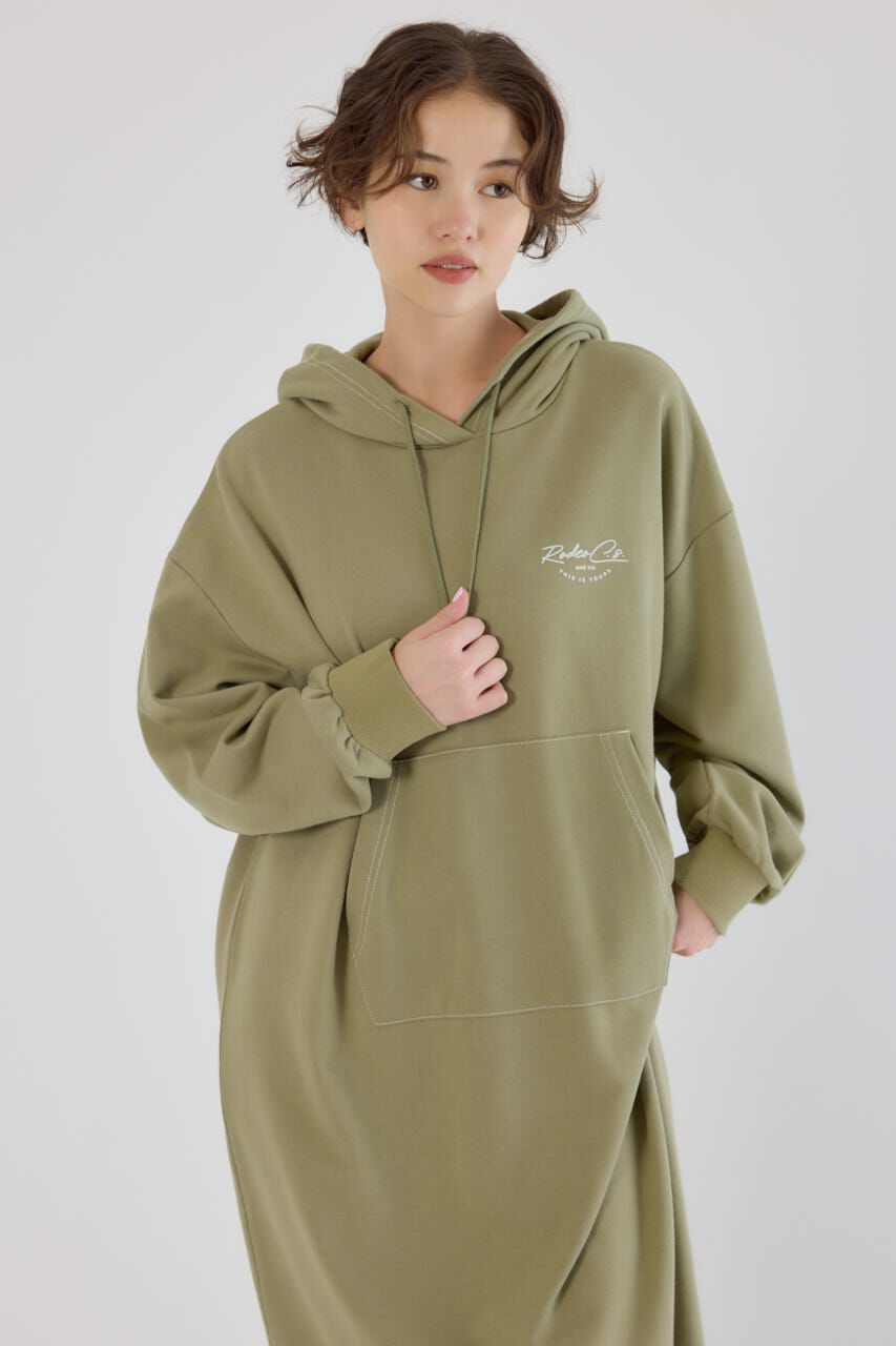 RODEO CROWNS「RCSカラーステッチパーカーワンピース」|ワンピース|