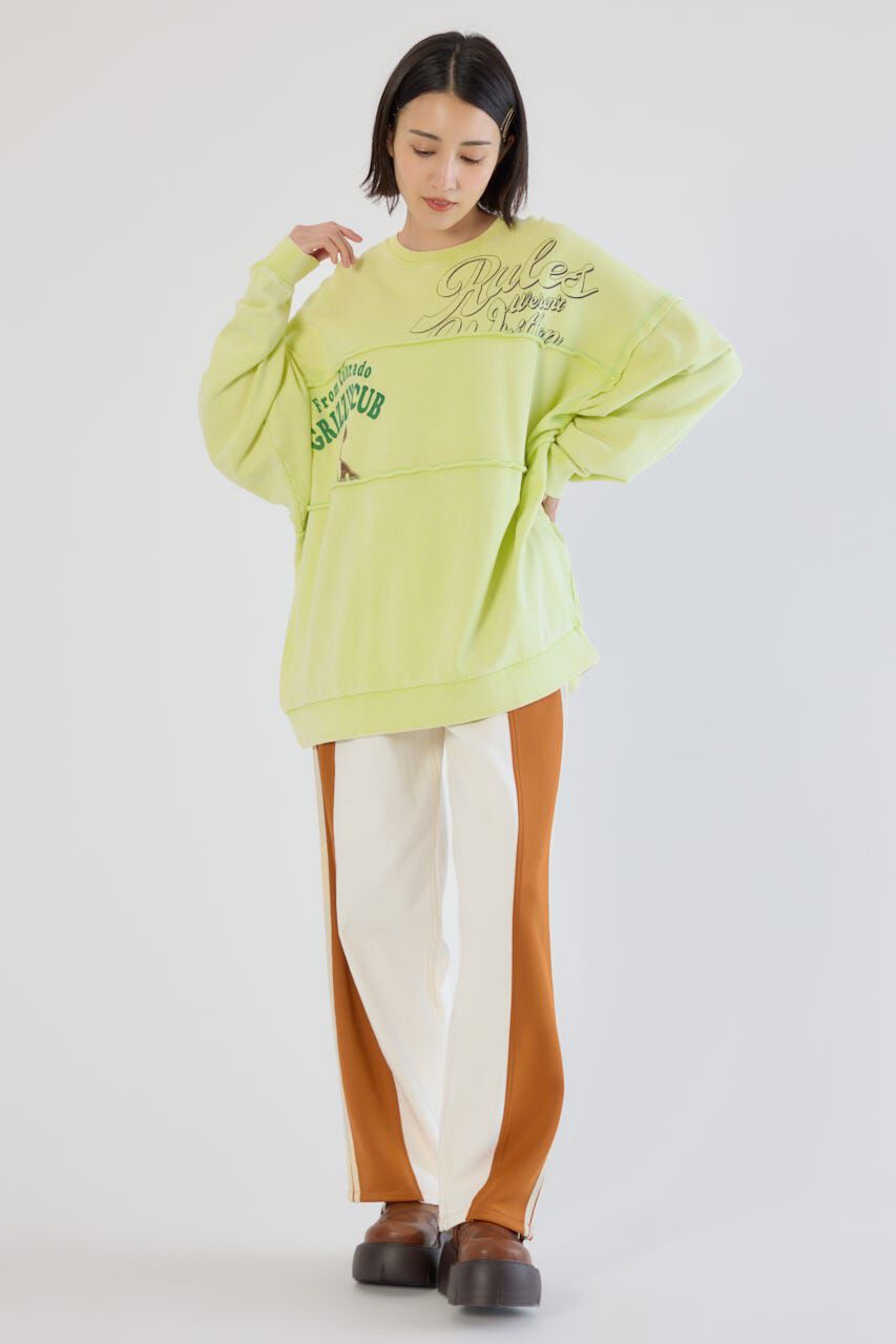 RODEO CROWNS「加工アウトシームスウェットトップス」|パーカー|