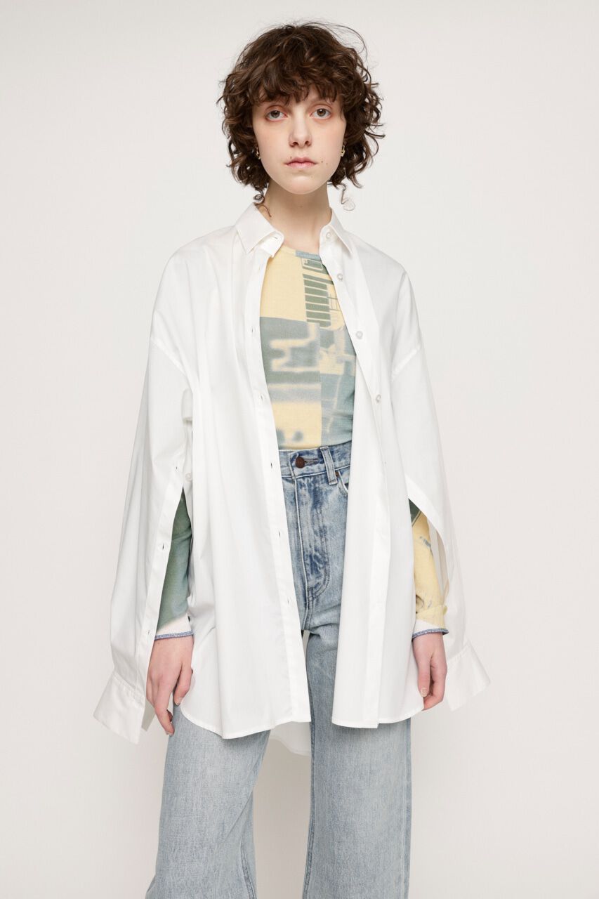 SLY「LOOSE ARM SLIT シャツ」|シャツ・ブラウス|