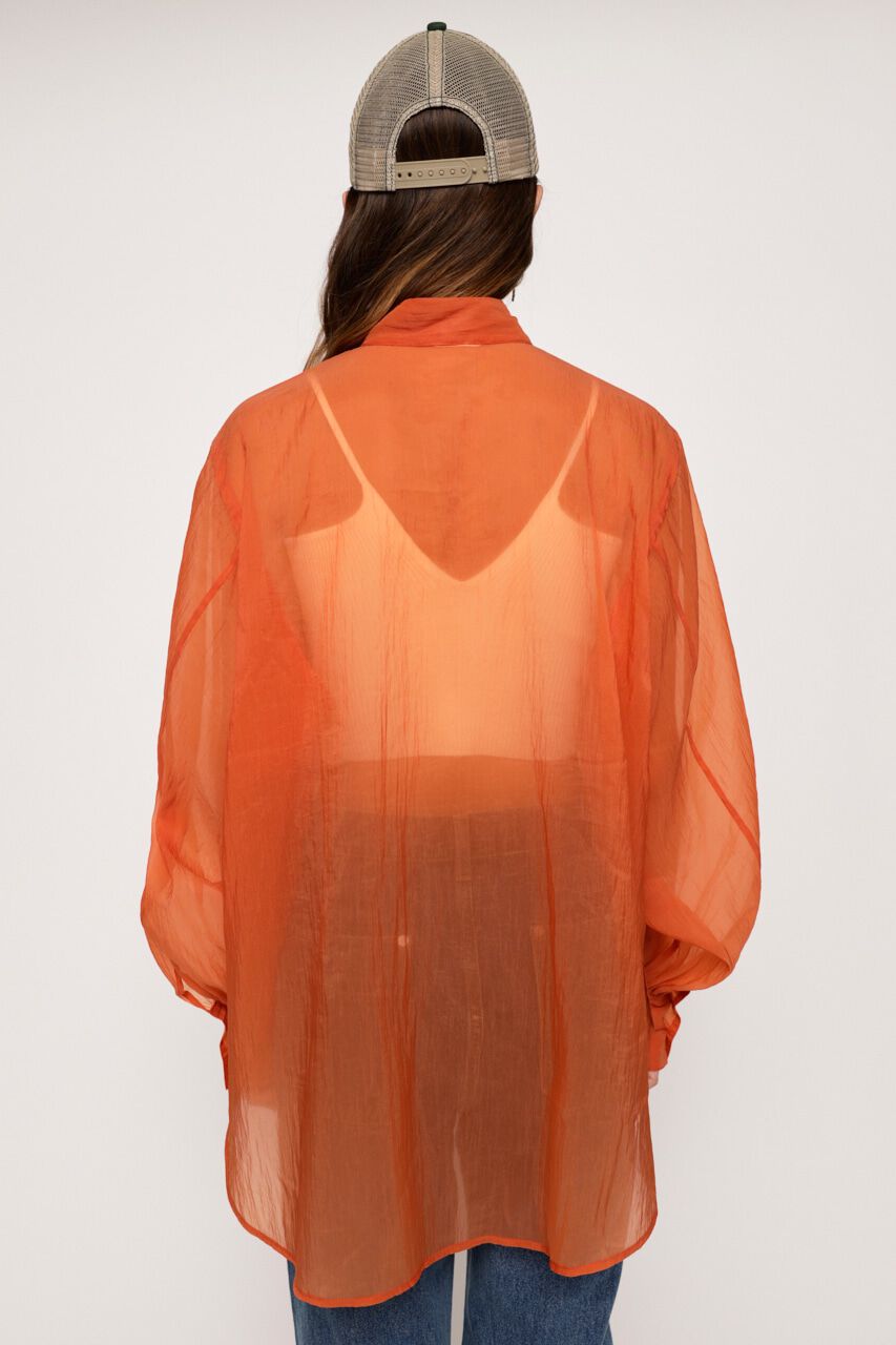 SLY「VOLUME SLEEVE SHEER シャツ」|シャツ・ブラウス|