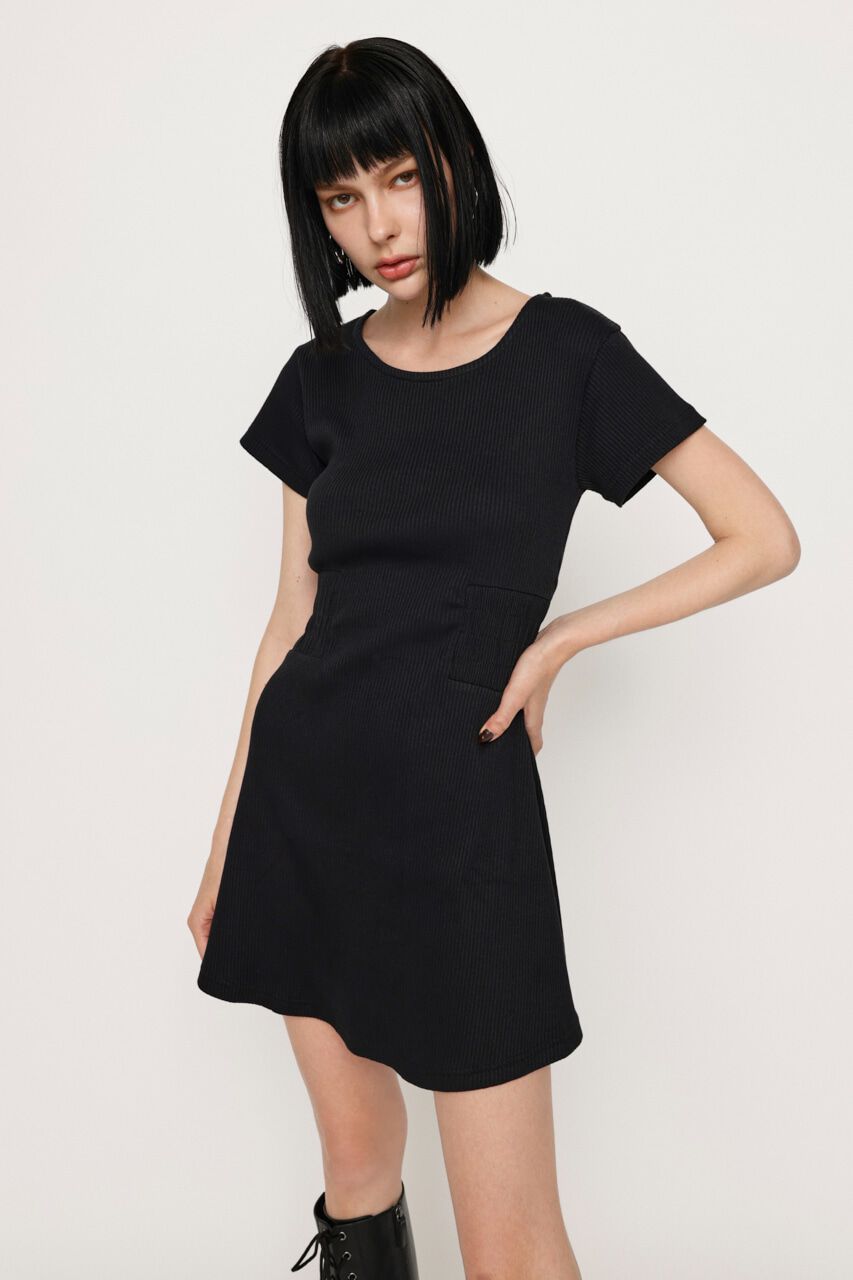 SLY「BACK LACE FLARE ワンピース」|ワンピース|