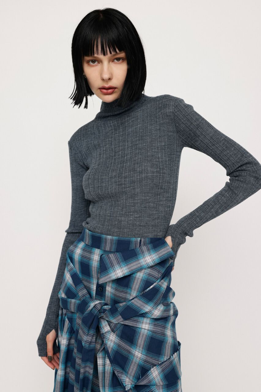 SLY「A／WOOL BLEND H／N トップス」|ニット・セーター|