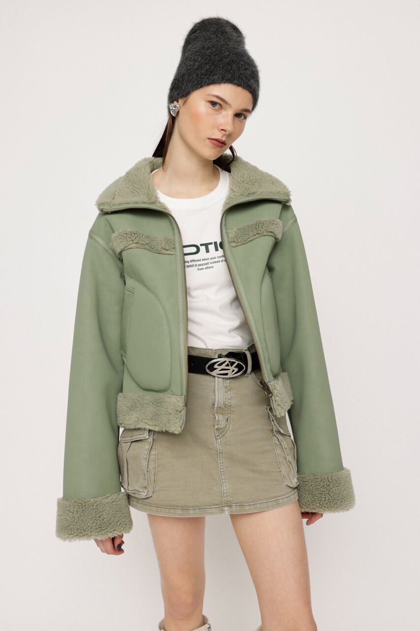 SLY「REVERSIBLE SHORT B-3」|ブルゾン・スタジャン|