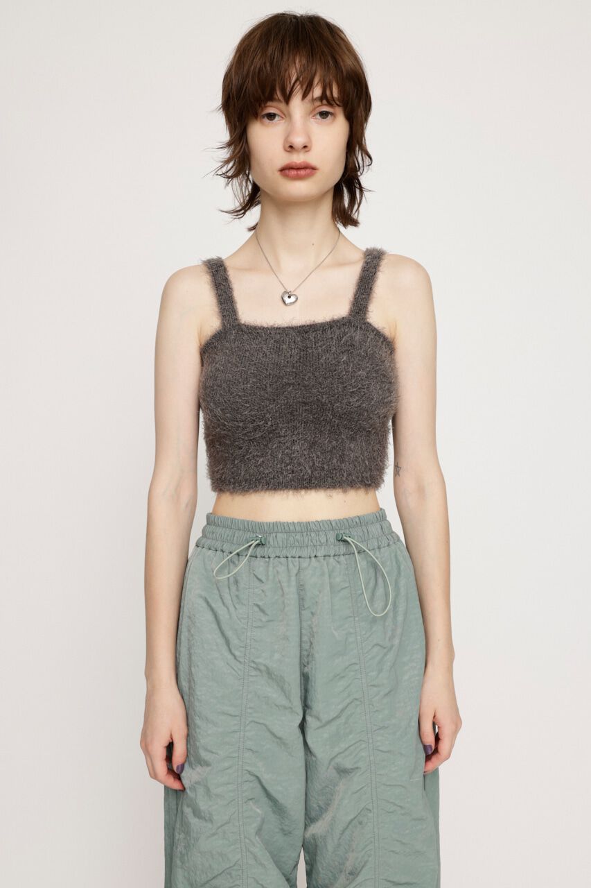 SLY「SHAGGY ブラトップ」|キャミソール|L/BLK1