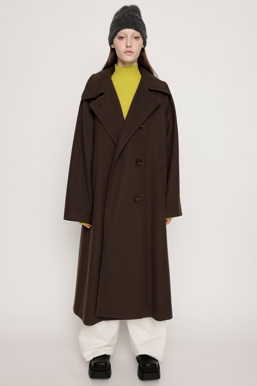 SLY「CHIN WARMER LONG コート」|その他|BRN