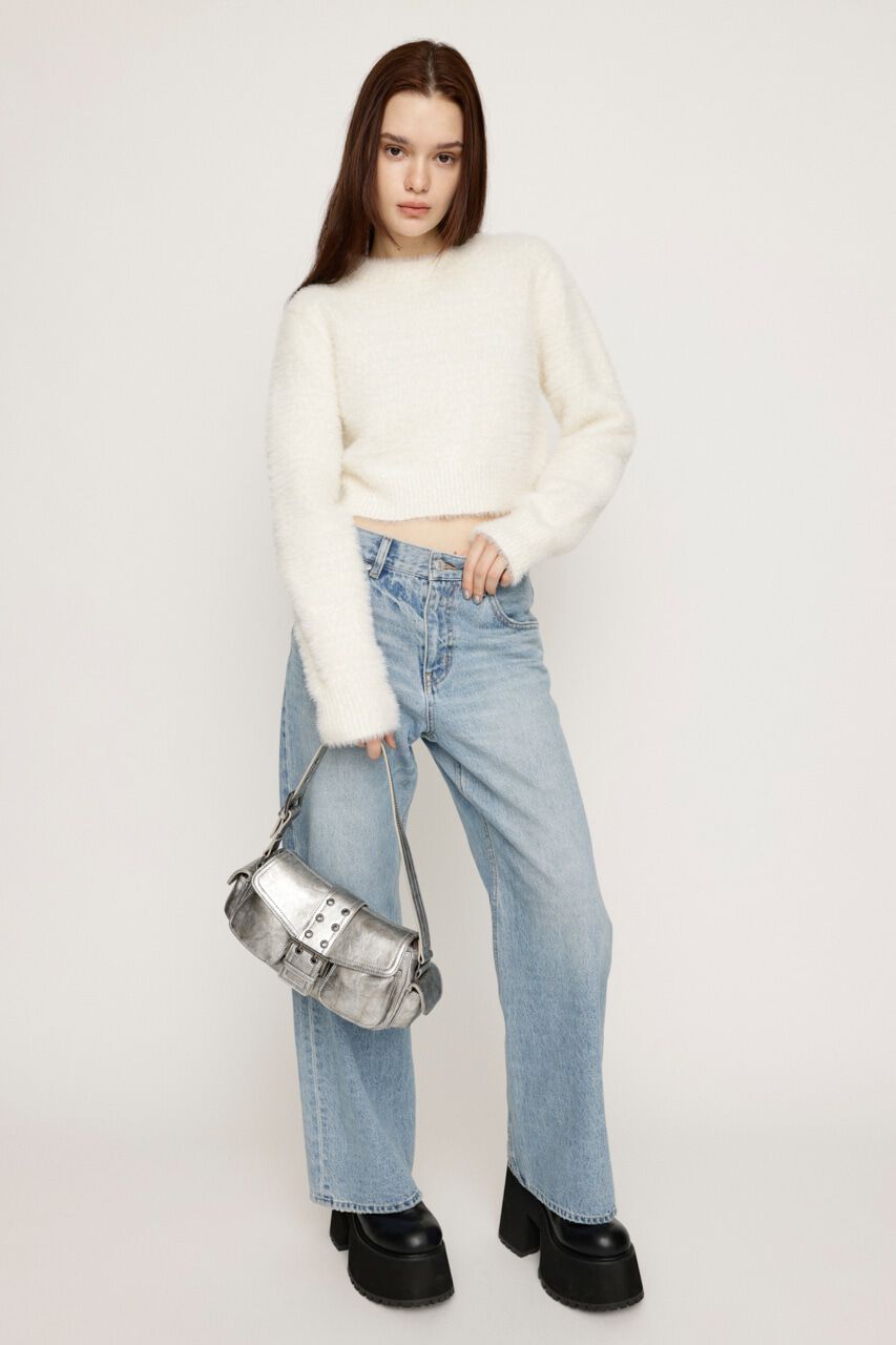 SLY「SHAGGY CREW NECK トップス」|ニット・セーター|