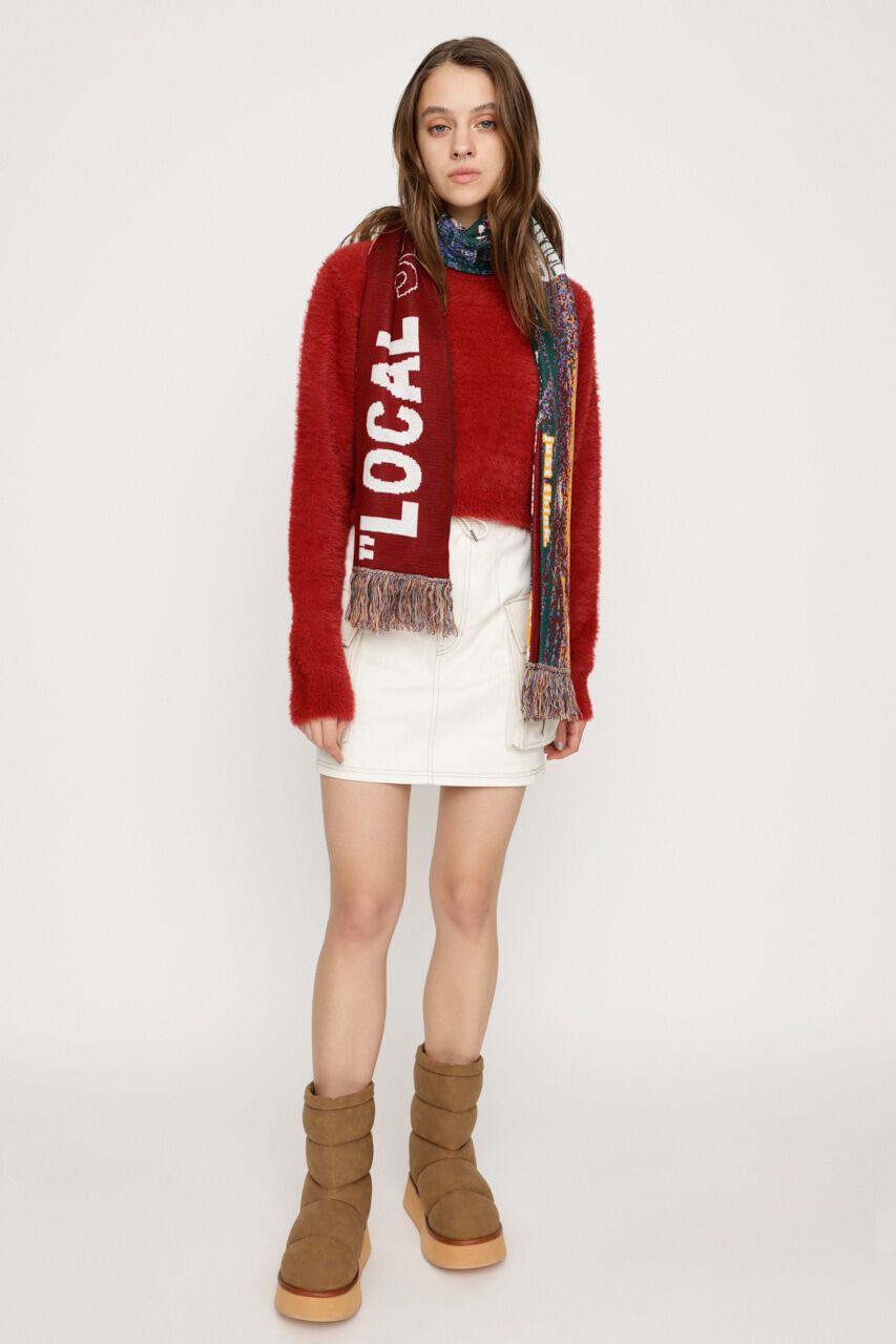 SLY「SHAGGY CREW NECK トップス」|ニット・セーター|