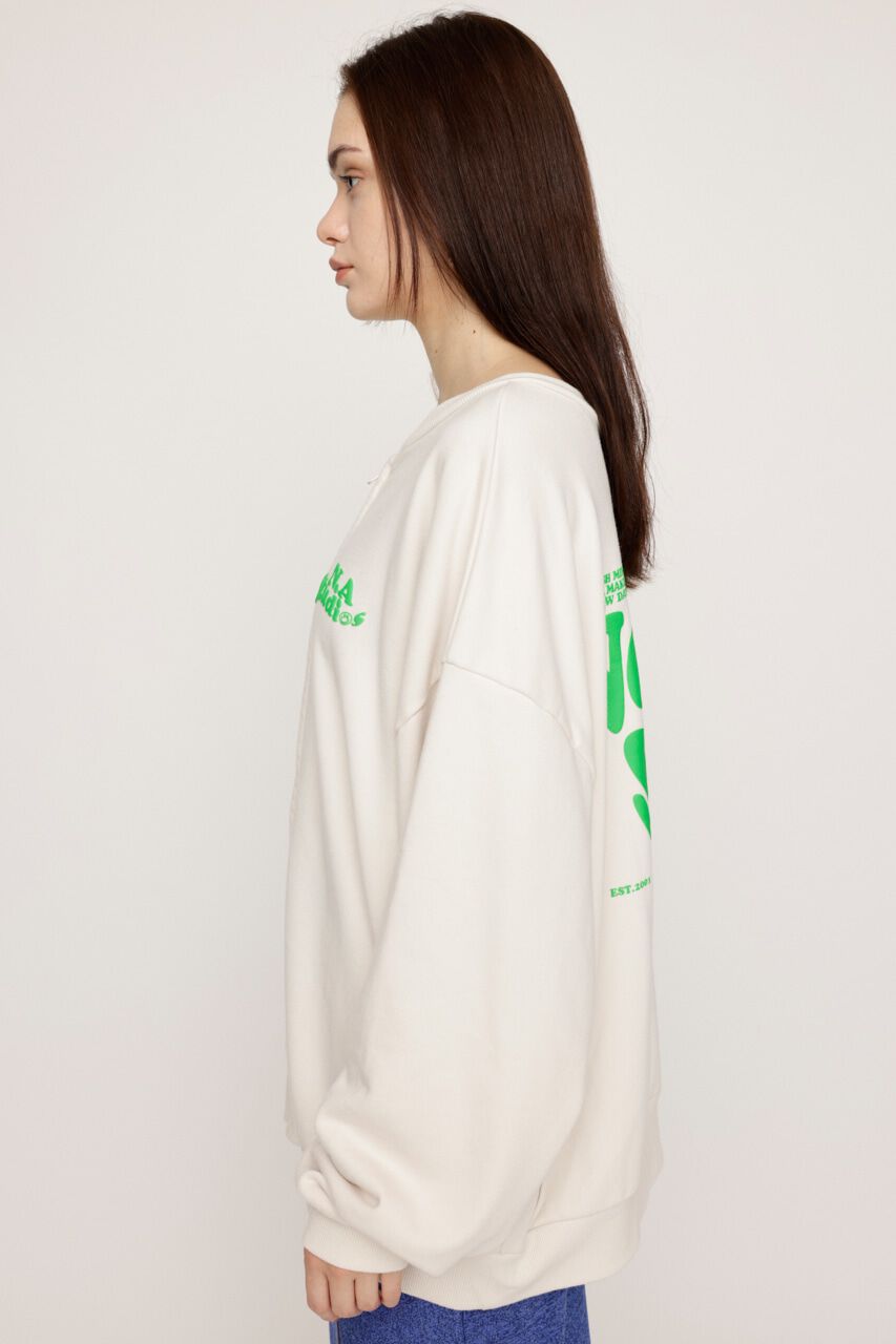 SLY「W FRONT LOGO ZIP UP スウェット」|Tシャツ・カットソー|