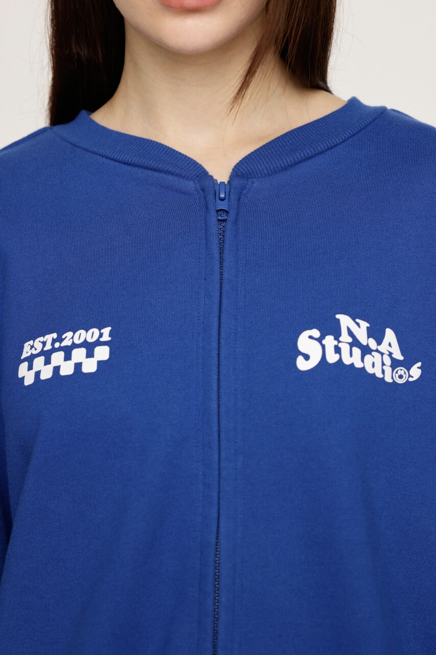 SLY「W FRONT LOGO ZIP UP スウェット」|Tシャツ・カットソー|