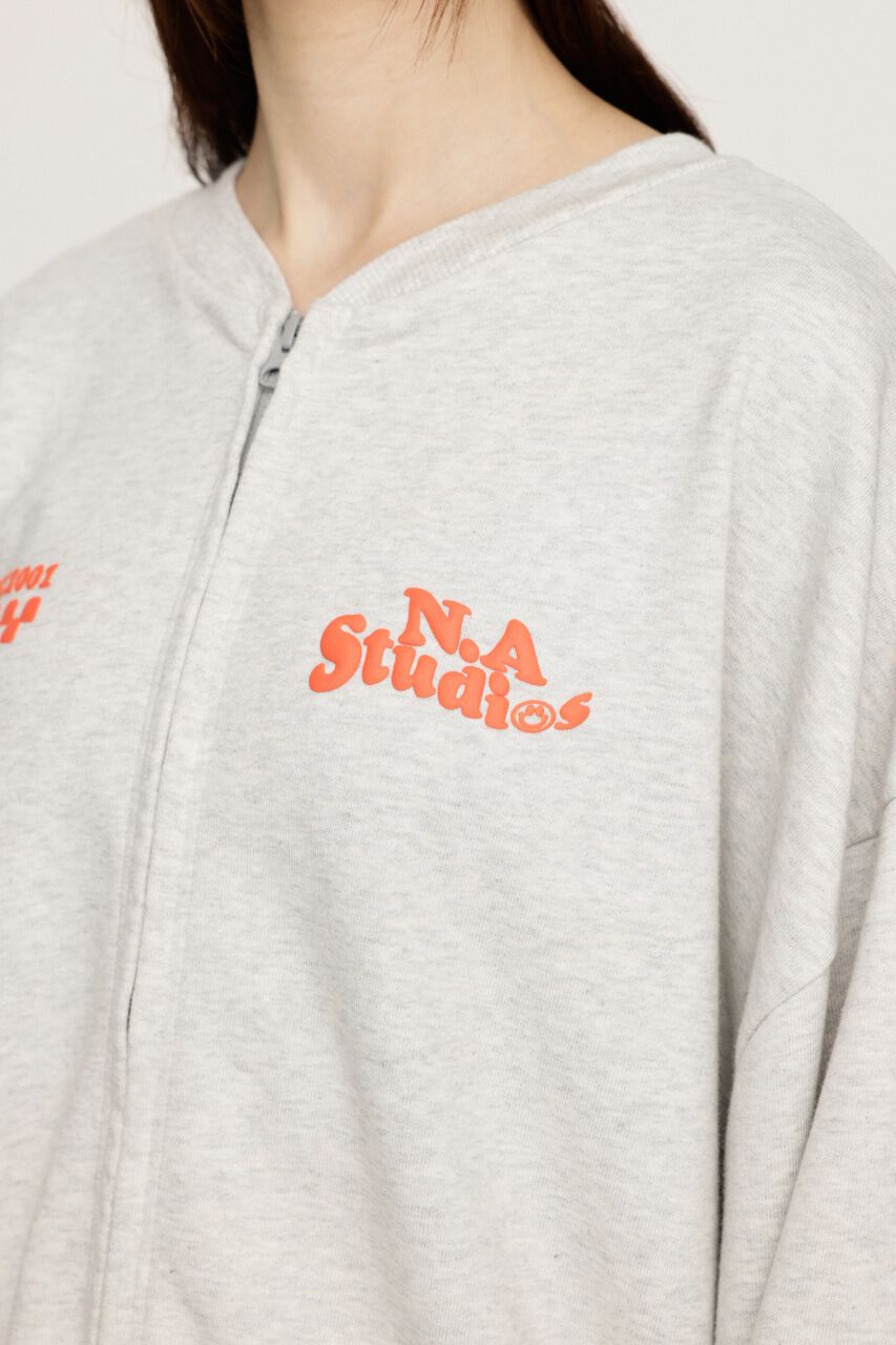 SLY「W FRONT LOGO ZIP UP スウェット」|Tシャツ・カットソー|