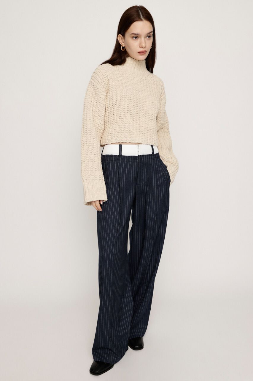 SLY「MOLE YARN CROP トップス」|ニット・セーター|