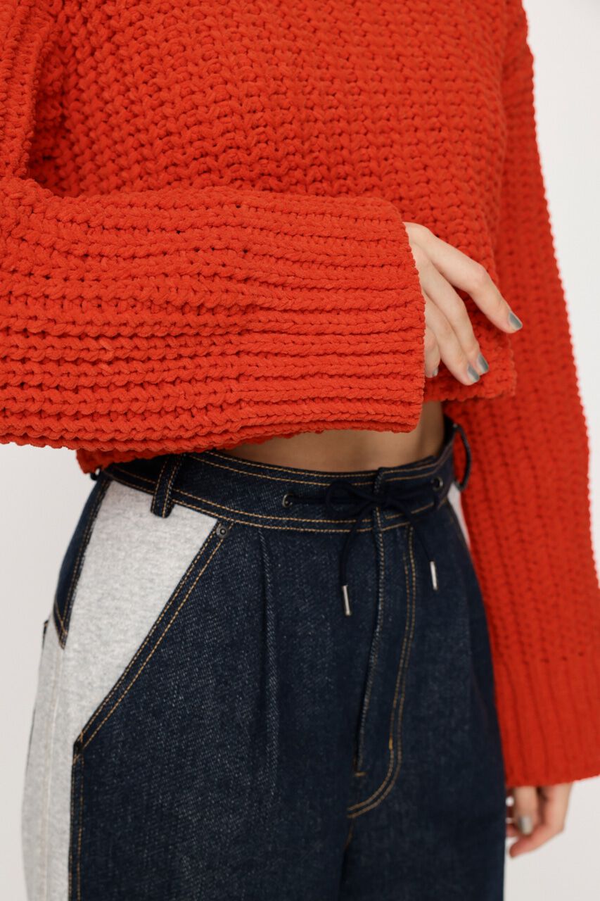 SLY「MOLE YARN CROP トップス」|ニット・セーター|