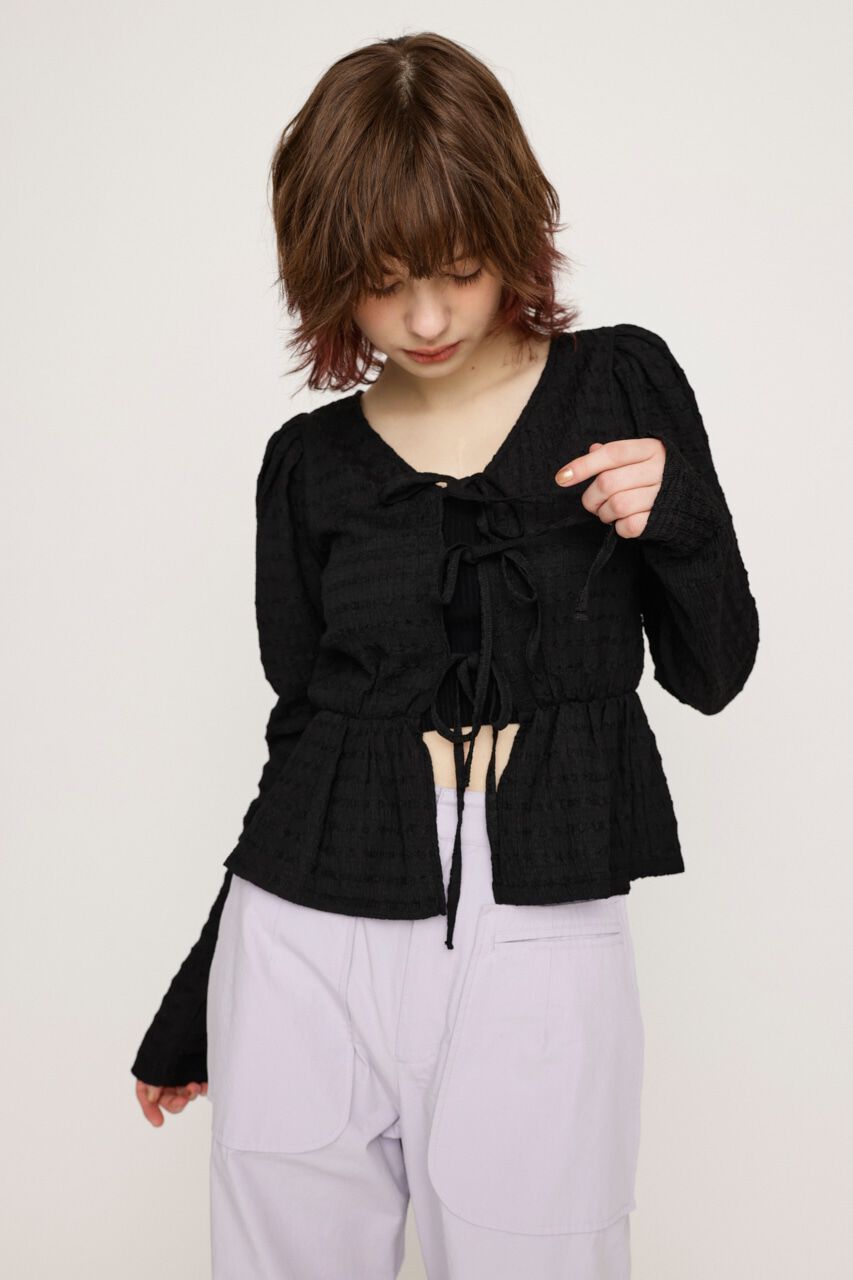 SLY「2WAY SWELLING JQ PUFF トップス」|Tシャツ・カットソー|