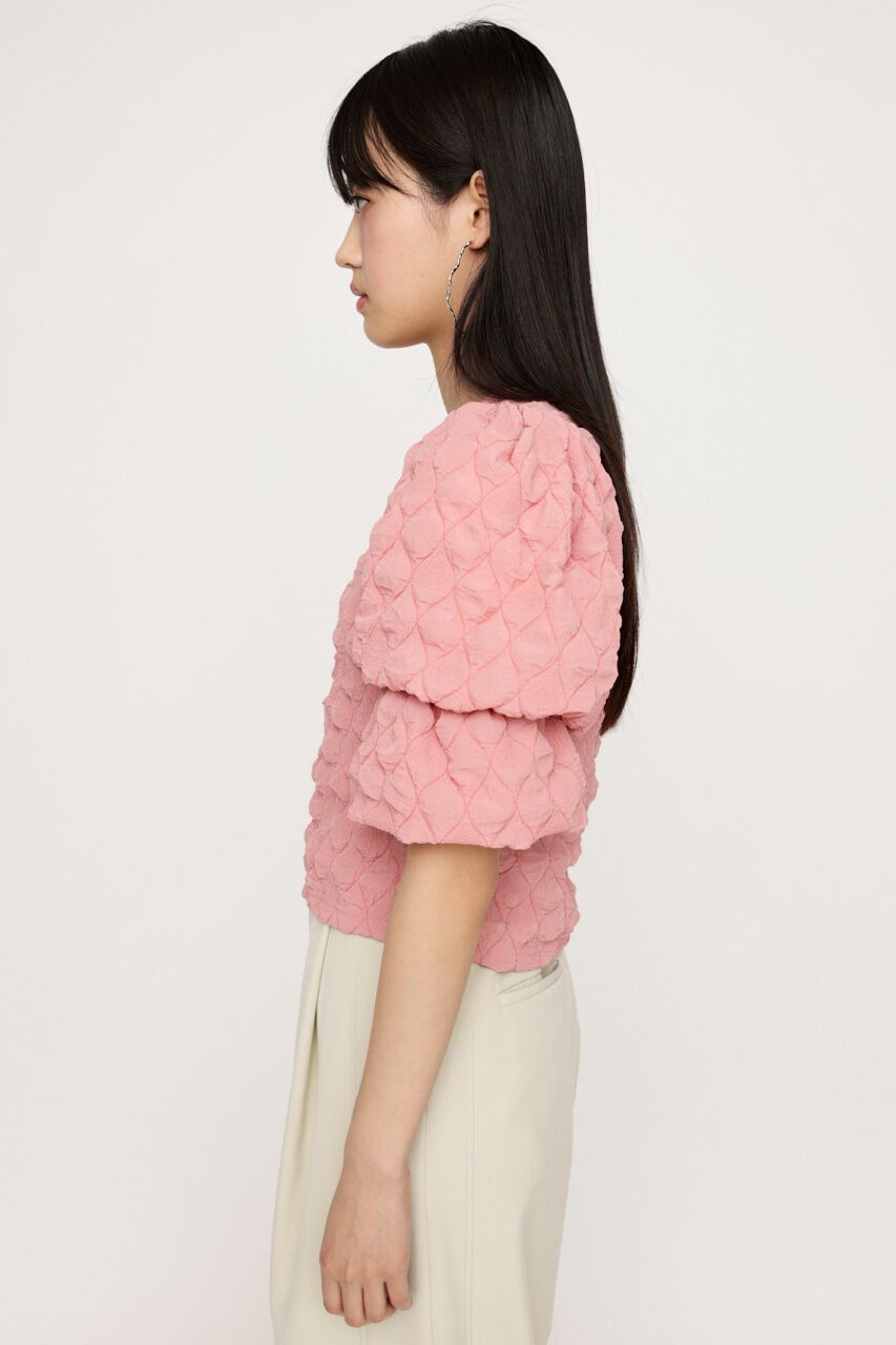 SLY「PUFF SLEEVE CUT トップス」|Tシャツ・カットソー|