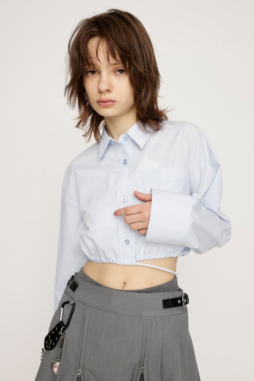 SLY「RIBBON CROP シャツ」|シャツ・ブラウス|