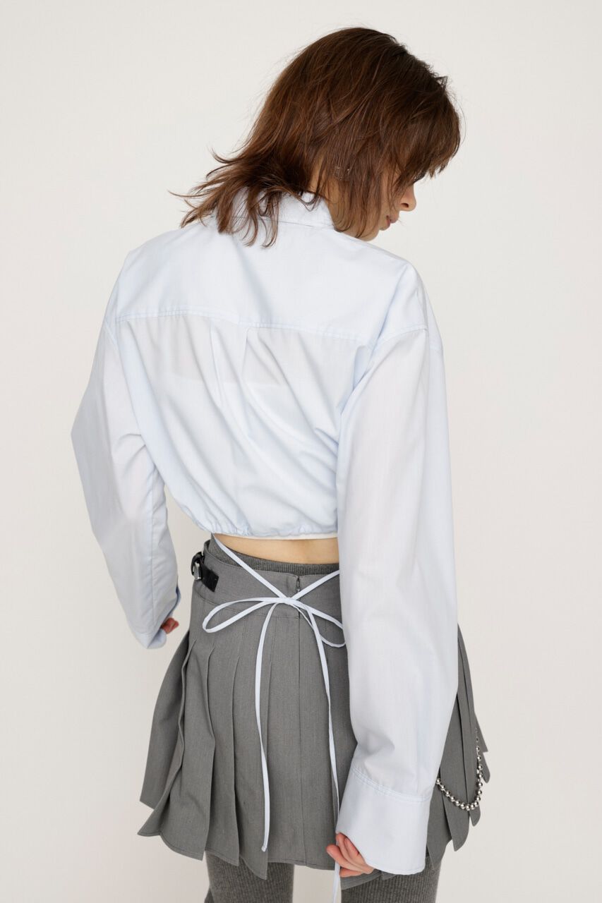 SLY「RIBBON CROP シャツ」|シャツ・ブラウス|