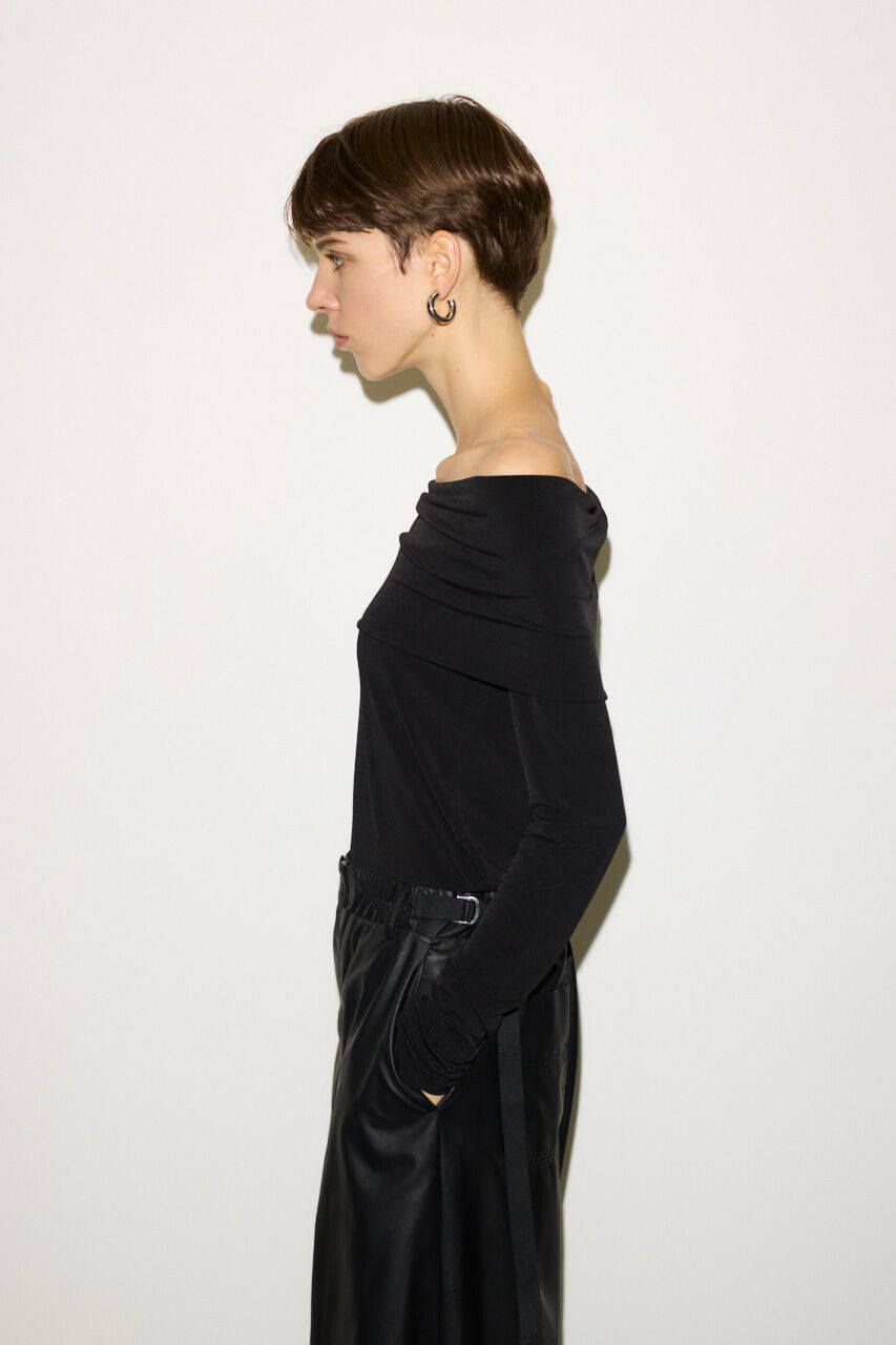 SLY「STRETCH OFF SHOULDER トップス」|Tシャツ・カットソー|