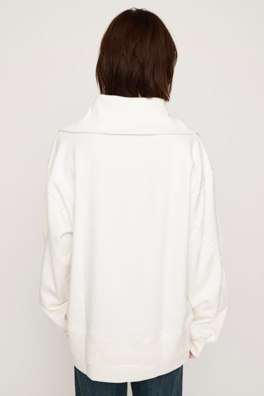 SLY「HALF ZIP LOGO OVER トップス」|Tシャツ・カットソー|