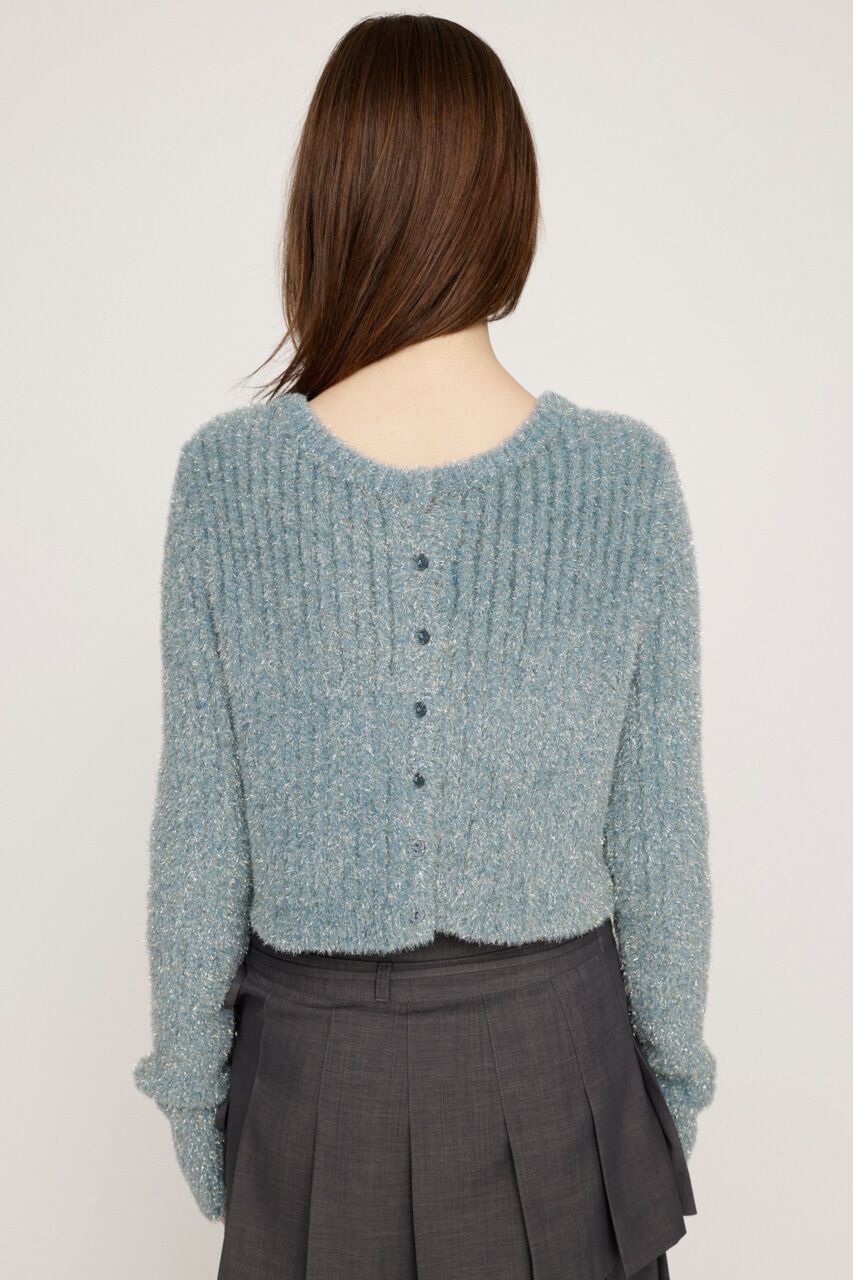 SLY「GLITTER KNIT 2WAY カーディガン」|カーディガン|