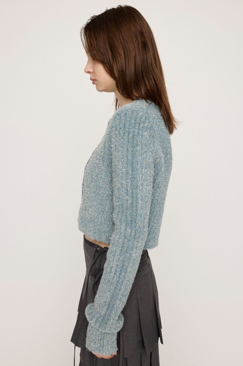 SLY「GLITTER KNIT 2WAY カーディガン」|カーディガン|