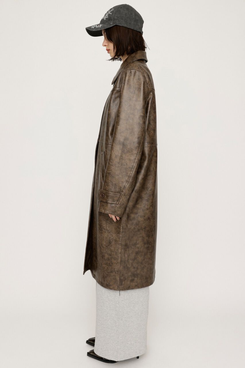 SLY「LONG F／LEATHER ジャケット」|その他|