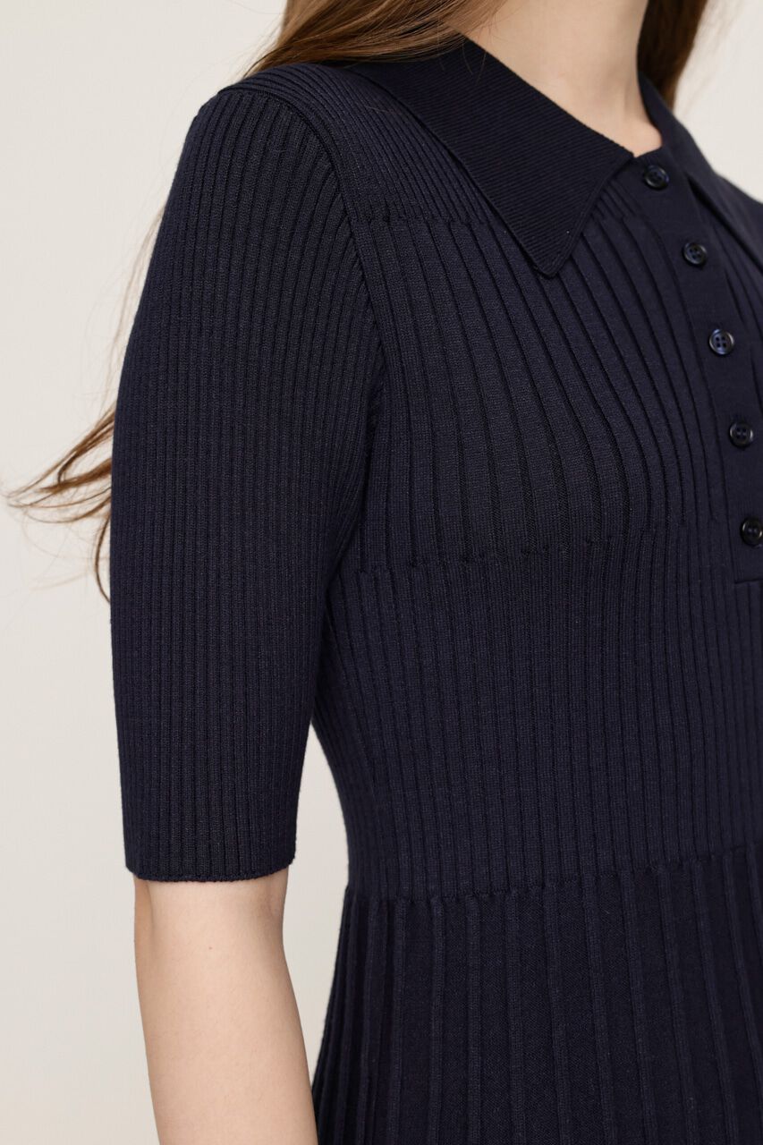 SLY「COLLARED PLEATS HG ショートワンピース」|ワンピース|