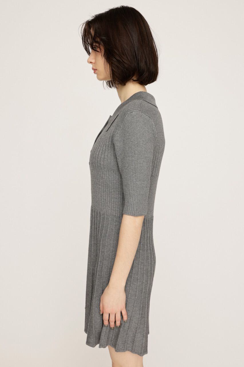 SLY「COLLARED PLEATS HG ショートワンピース」|ワンピース|