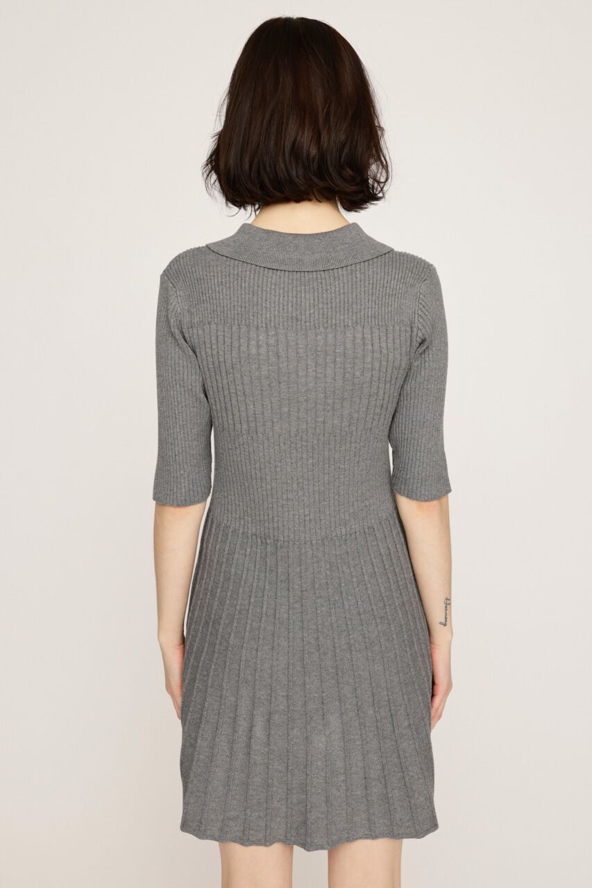 SLY「COLLARED PLEATS HG ショートワンピース」|ワンピース|