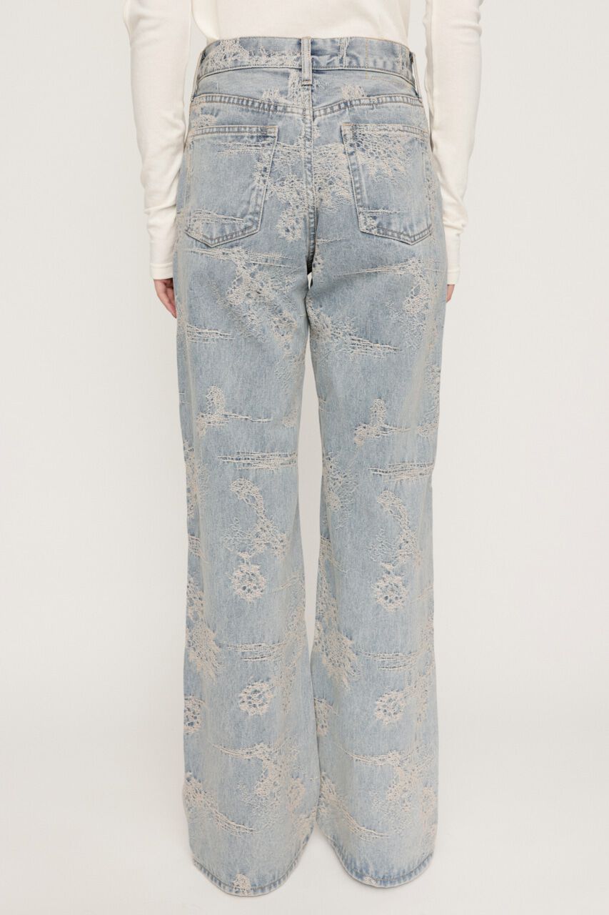 SLY「L／W JQ DENIM STRAIGHT パンツ」|デニム|