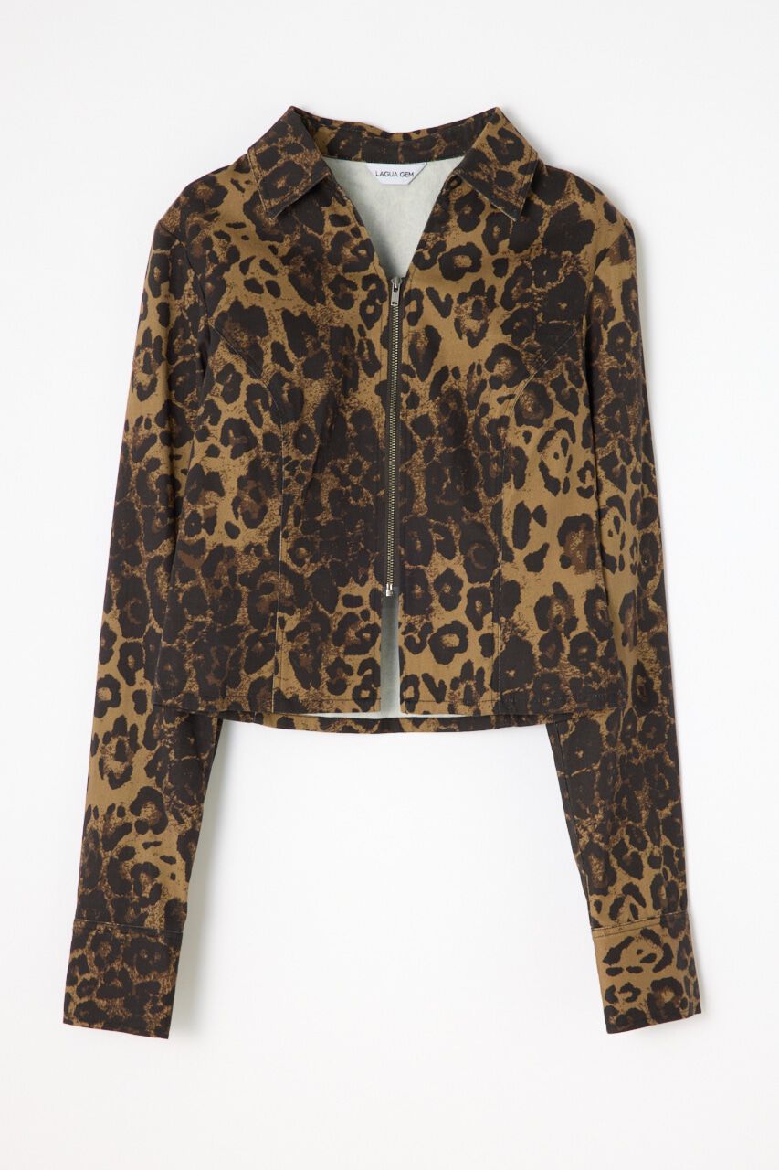 LAGUA GEM「LEOPARD COMPACT シャツ」|シャツ・ブラウス|