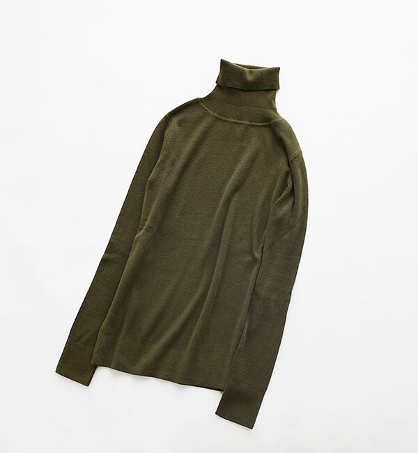 オローネ「ベーシックタートルニット」|ニット・セーター|