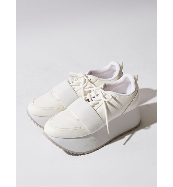 ELENDEEK「PLATFORM SOLE SNEAKERS」|スニーカー|オフホワイト