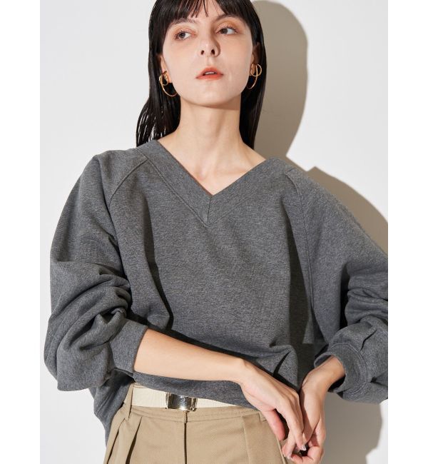 ELENDEEK「RAGLAN TUCK CS」|Tシャツ・カットソー|グレー